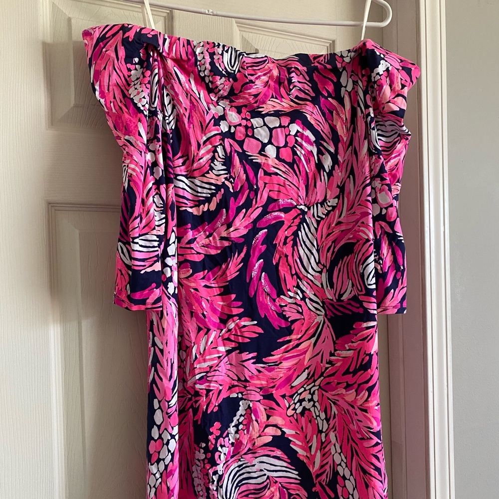 Lilly Pulitzer off the shoulder dress